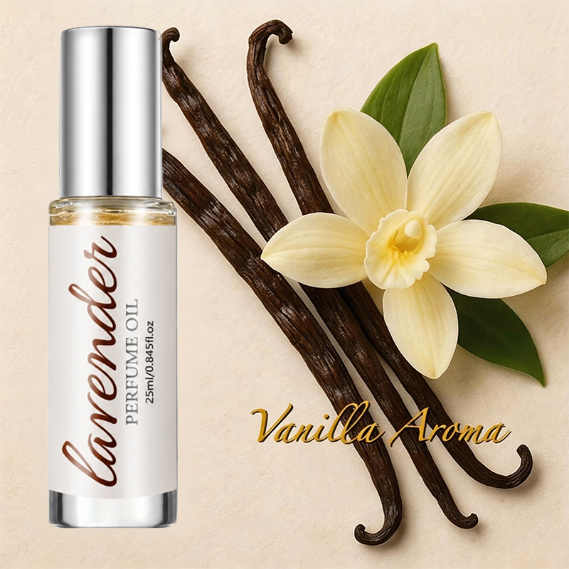 Vanilla Perfume Oil - Vanillegeur Parfum Essentiële Olie Spray, 25ml,