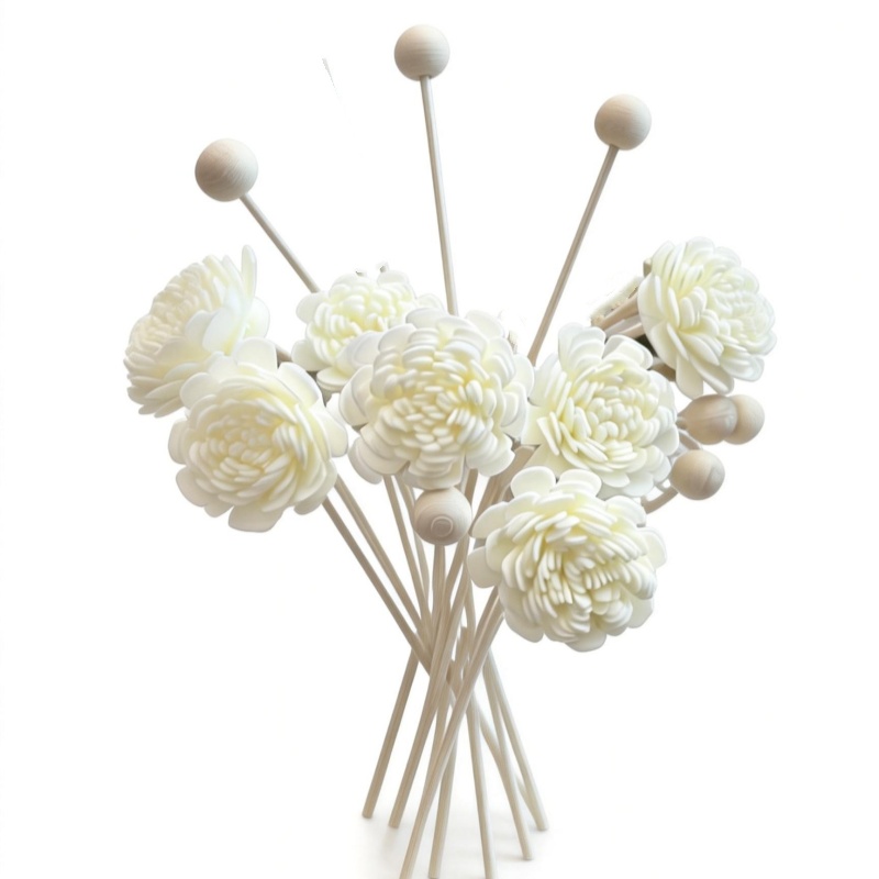 Perfume Fragrance Stick - 10 STKS Kunstbloem Rotan Riet Geur