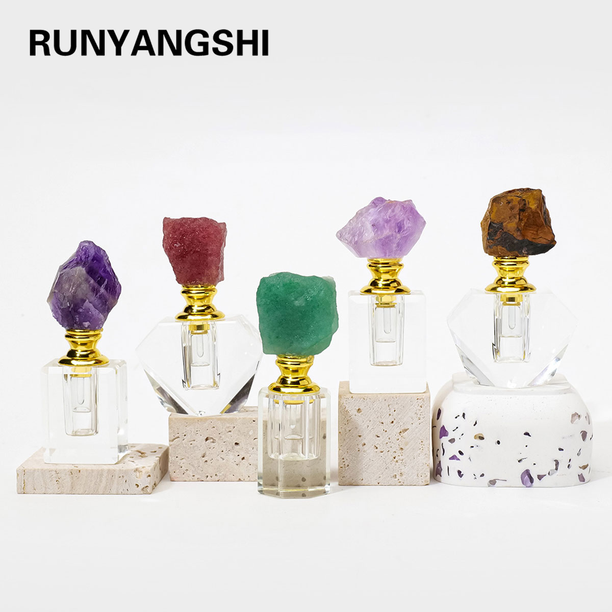 Perfume Fragrance Book - 1PC Natuurlijke Amethist Kristal Cluster Healing