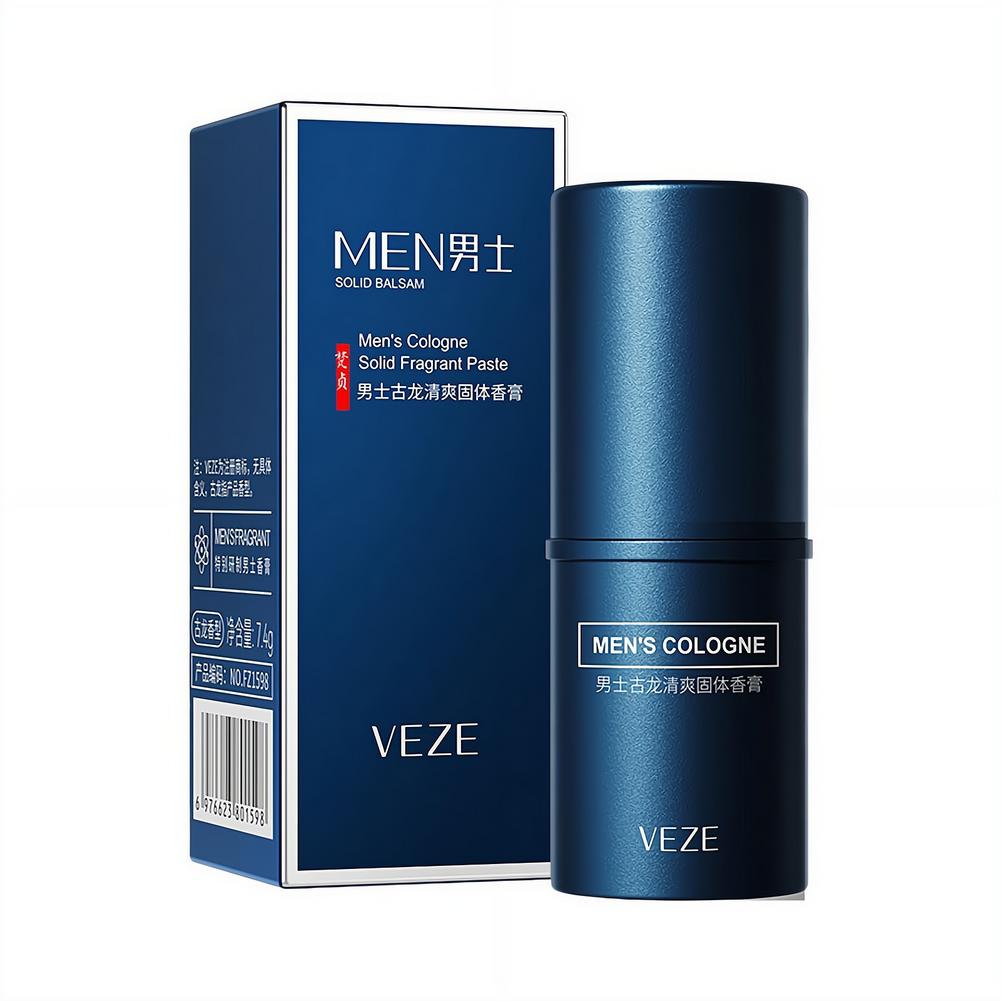 Cologne Solid Balm - Herrenparfum, vaste geur, langdurige geur, draagbare