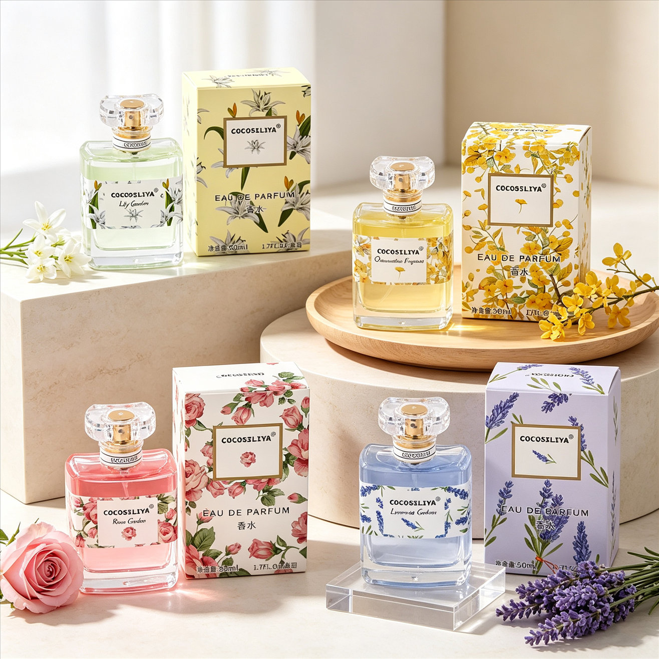 Perfume Top Fragrance - COCOSILIYA Vrouwenparfum, 1.7oz x 2-pack, unisex
