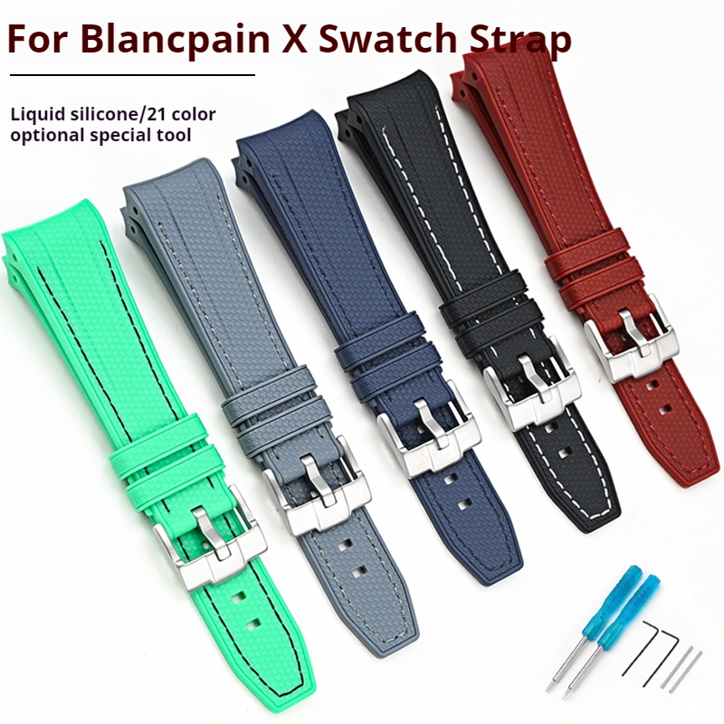 Fragance X - Rubberen siliconen horlogeband voor Swatch X