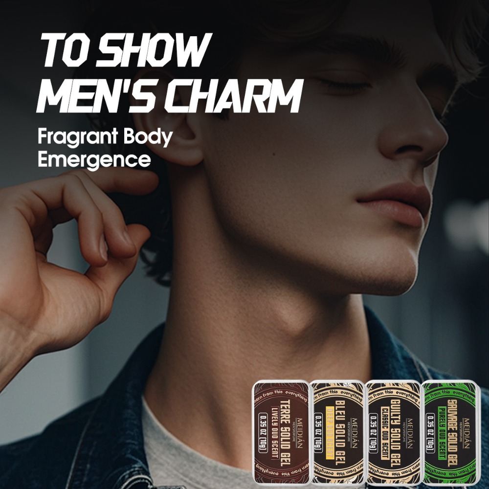 4 stks/set Mannen Effen Balsem - Cologne Solid Balm recensie en prijs