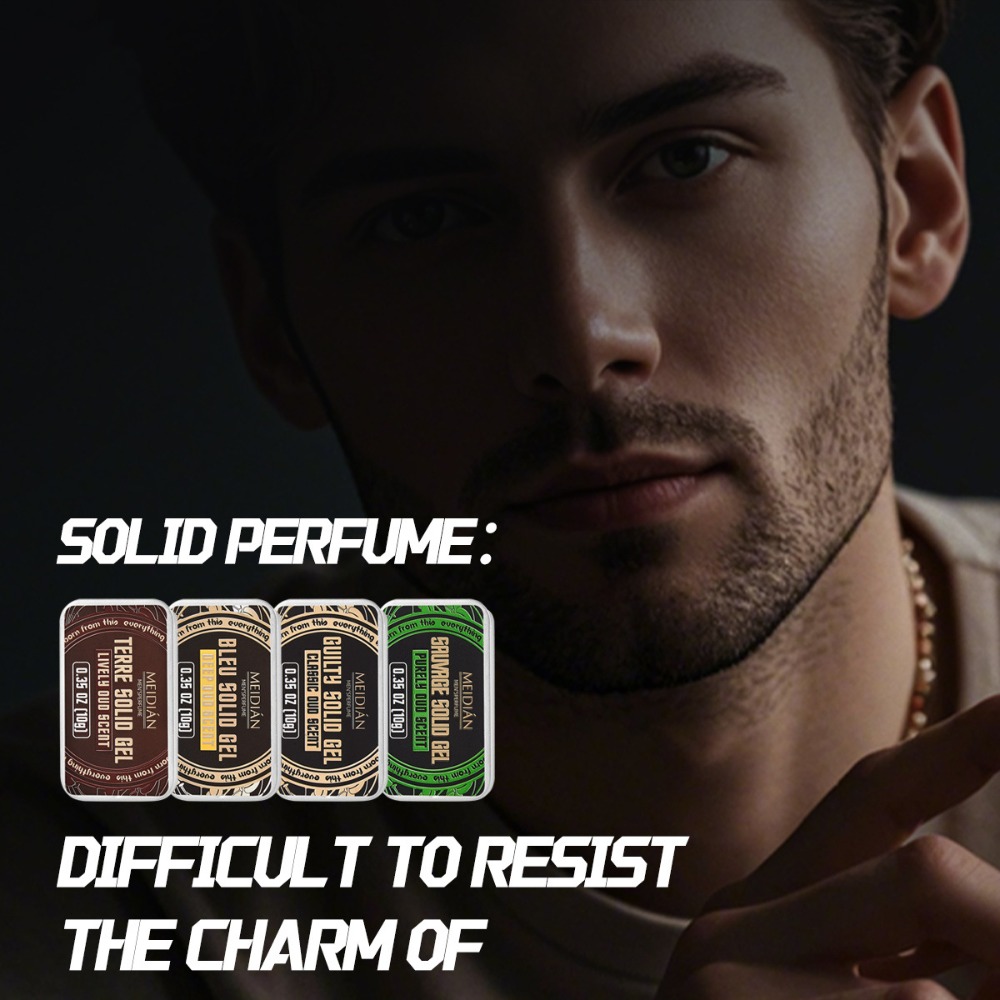 4 stks/set Mannen Effen Balsem - Cologne Solid Balm recensie en prijs