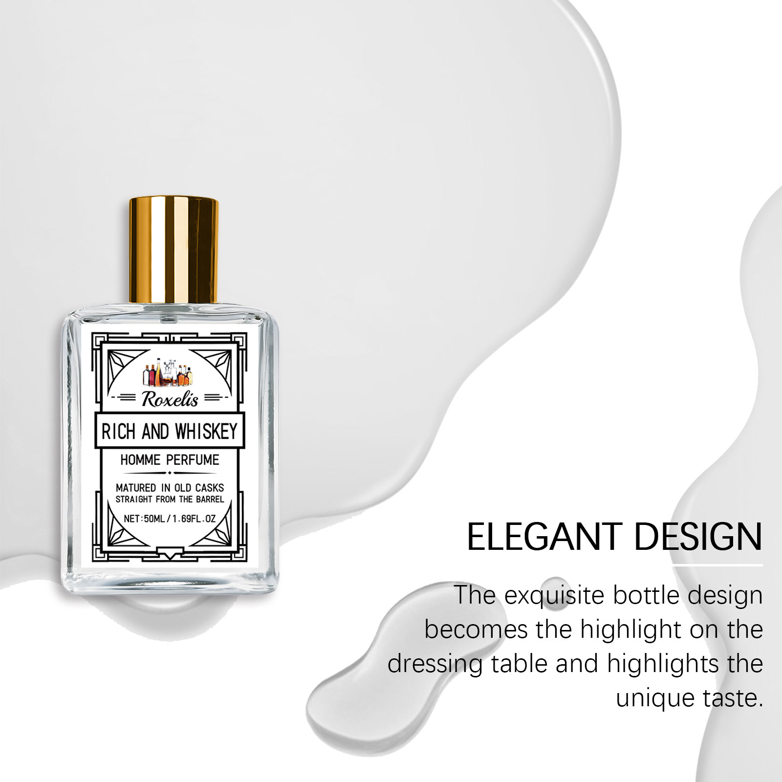 Roxelis 50ml Charm Whisky Here - Perfume Fresh Fragrance recensie en prijs